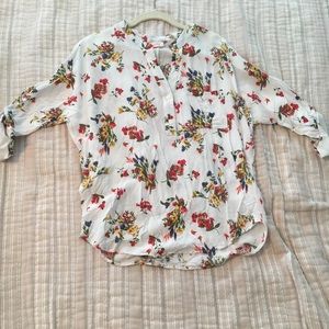 Pixley 3/4 Sleeve Floral Blouse